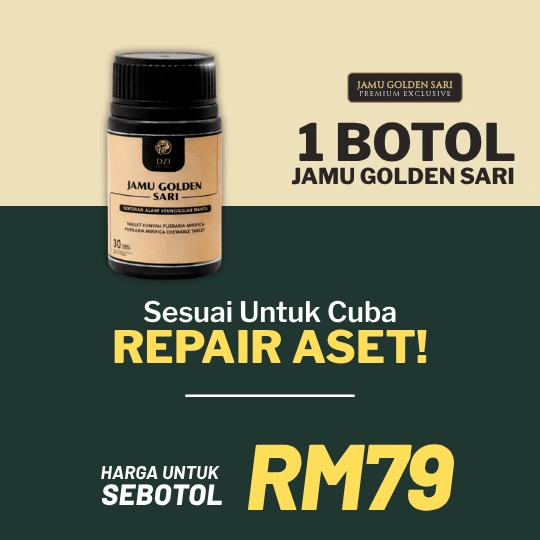 Set 1 Botol Jamu Golden Sari